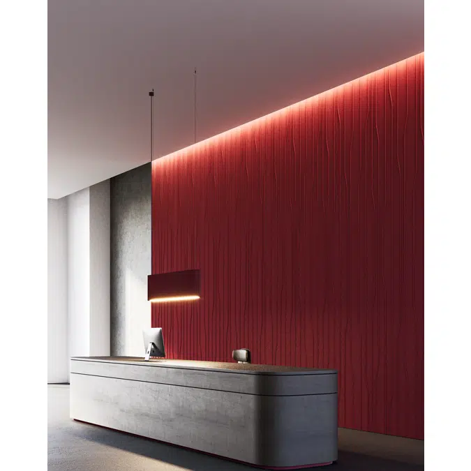 Acoustic Volumetric Wall Covering Trace