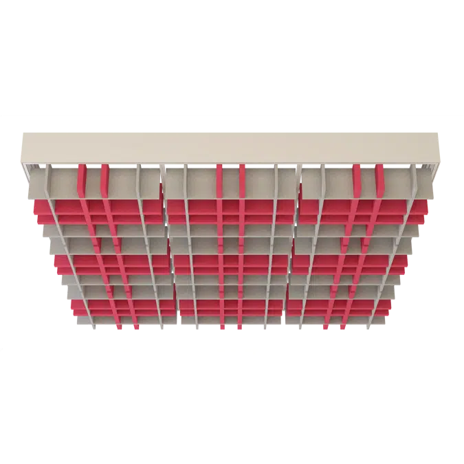 Acoustic Ceiling Tile Plaid