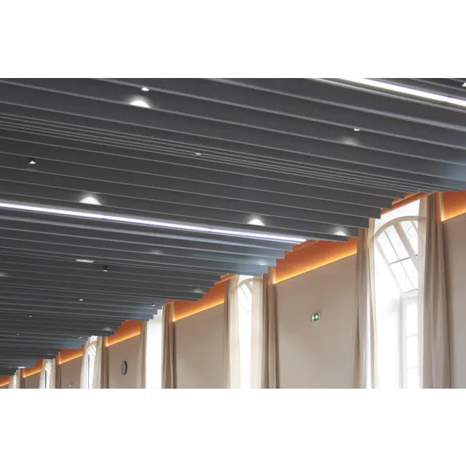 Acoustic Ceiling Baffle Straight Bespoke