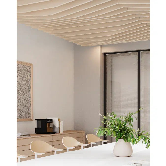 Acoustic Ceiling Baffle Peak Modular