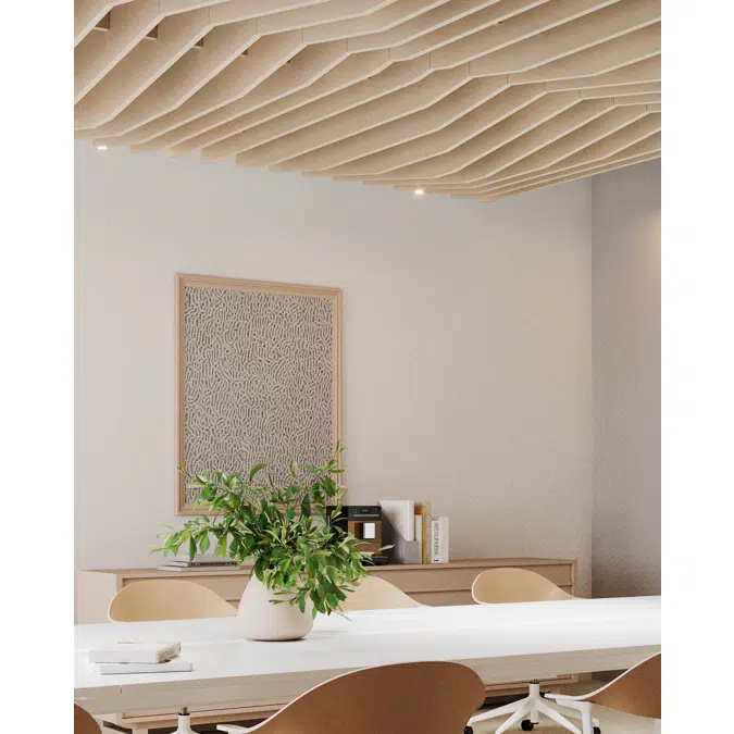Acoustic Ceiling Baffle Peak Modular