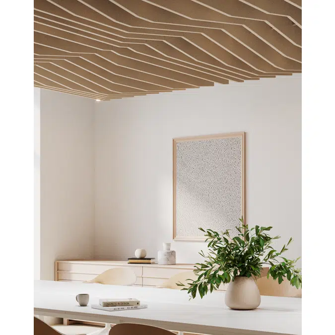 Acoustic Ceiling Baffle Peak Modular