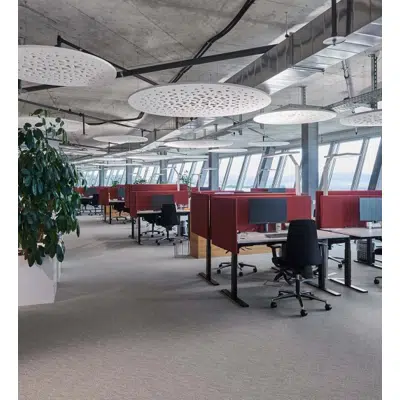 Image for Acoustic Ceiling Panel Round Web