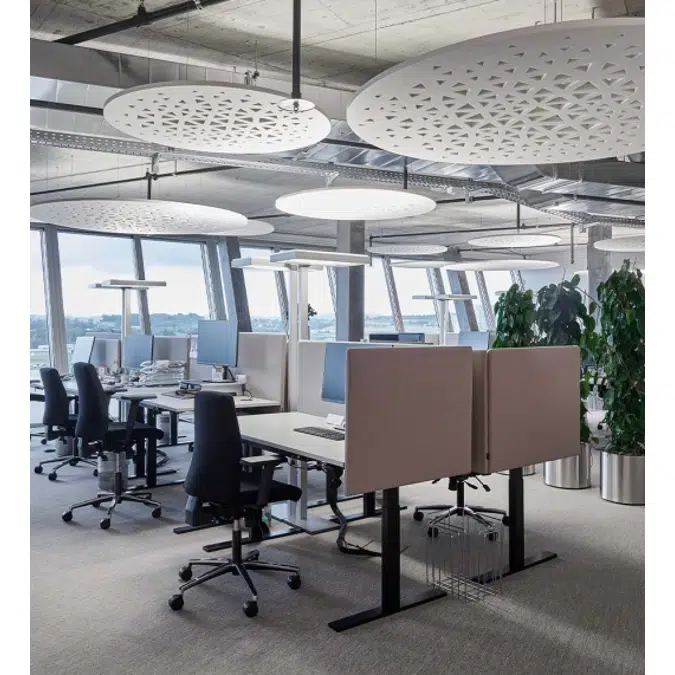 Acoustic Ceiling Panel Round Web