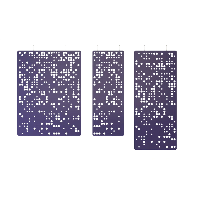 Acoustic Hanging Division Braille