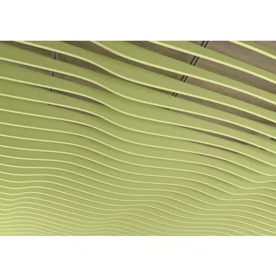 Image for Acoustic Ceiling Baffle Wave Morph Bespoke