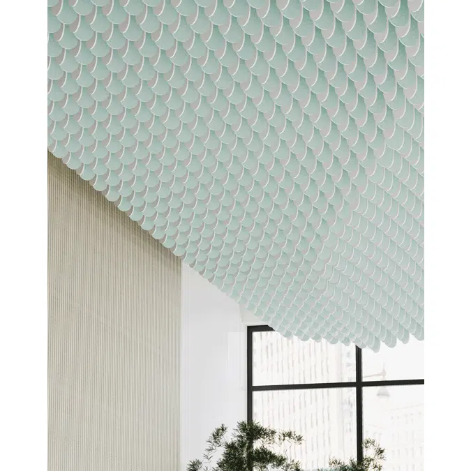 Acoustic Flock Ceiling System Bespoke