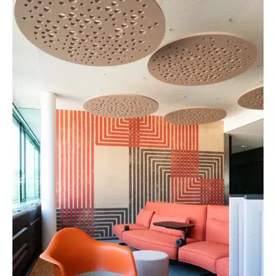 Image for Acoustic Ceiling Panel Round Bubbles