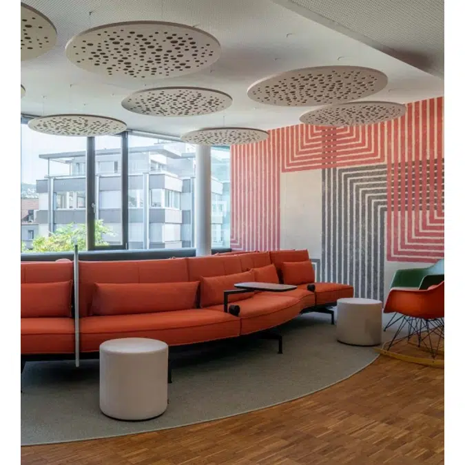 Acoustic Ceiling Panel Round Bubbles