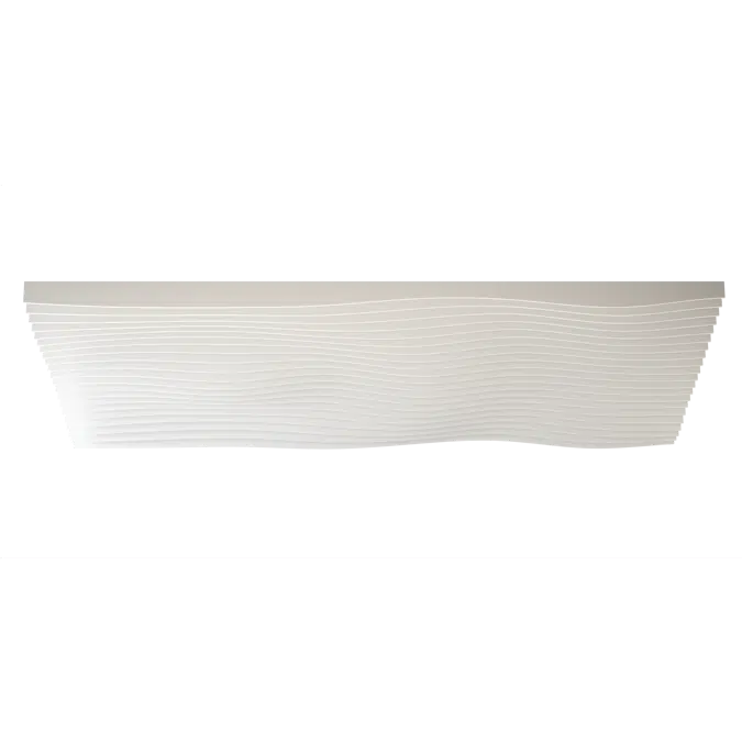 Acoustic Ceiling Baffle Wave Ripple Bespoke