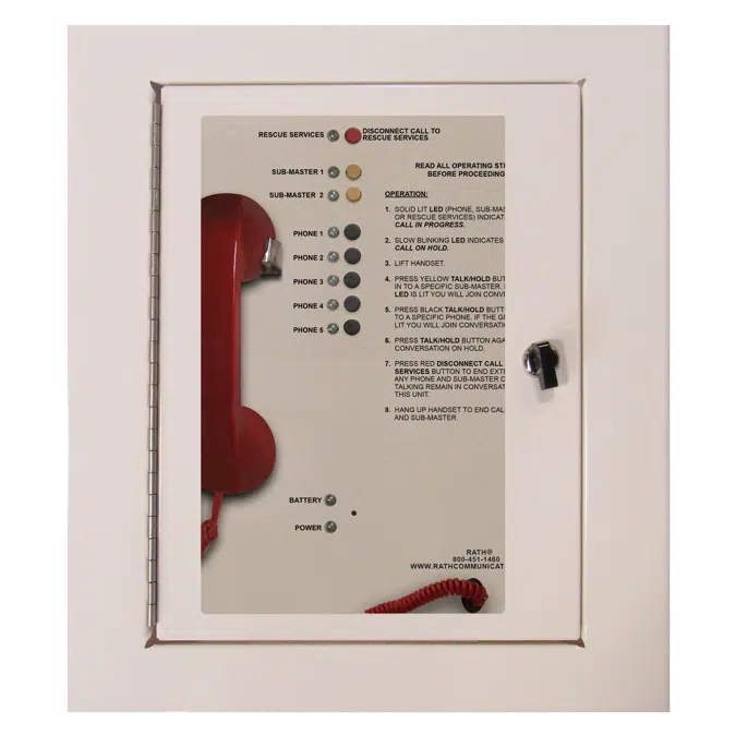 BIM objects - Free download! 2500-205B 5 Call Box Station (Surface ...
