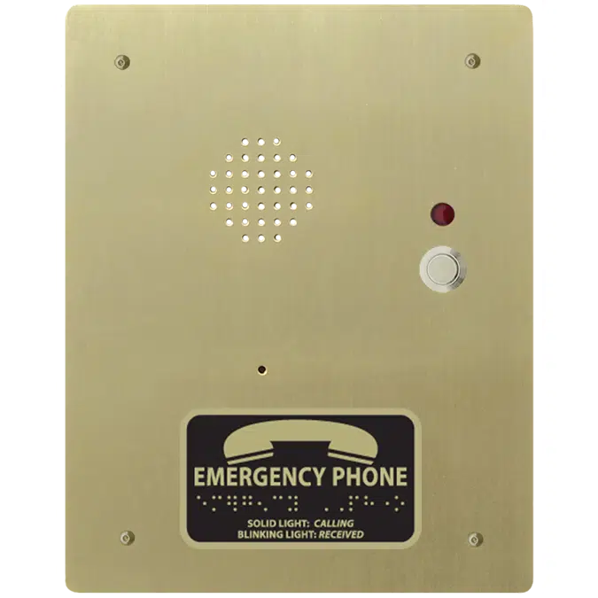 BIM objects Free download! 2400808NMP Call Box, Antique Bronze