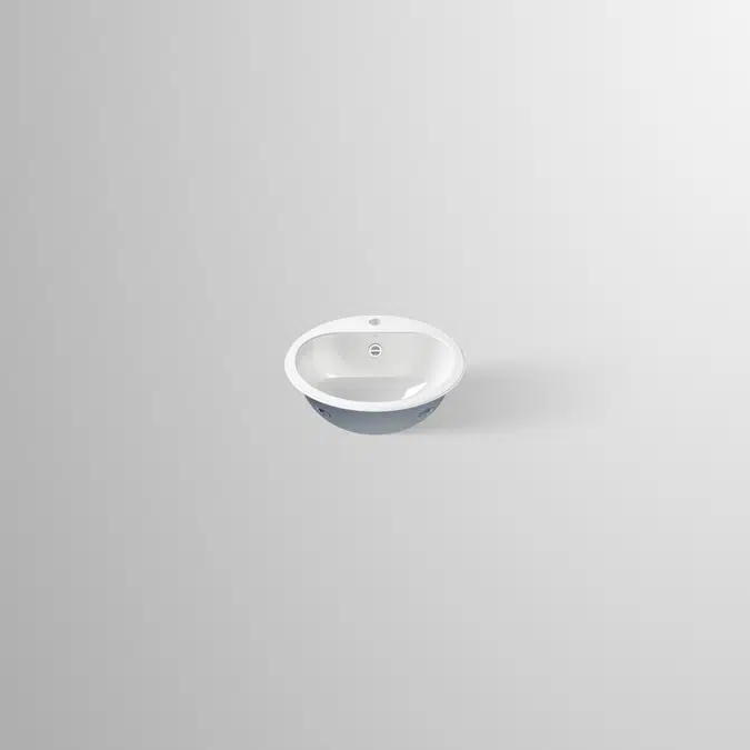 Built-in basin EW3 with overflow