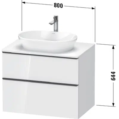 Image for DE4967 D-Neo Vanity unit wall-mounted