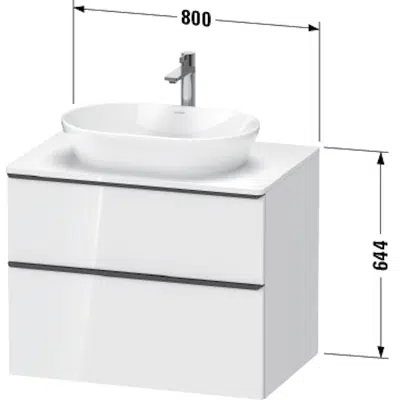 obraz dla DE4967 D-Neo Vanity unit wall-mounted