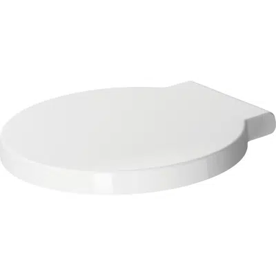 kép a termékről - Starck 1 Toilet seat White 419x453x42 mm - 006581