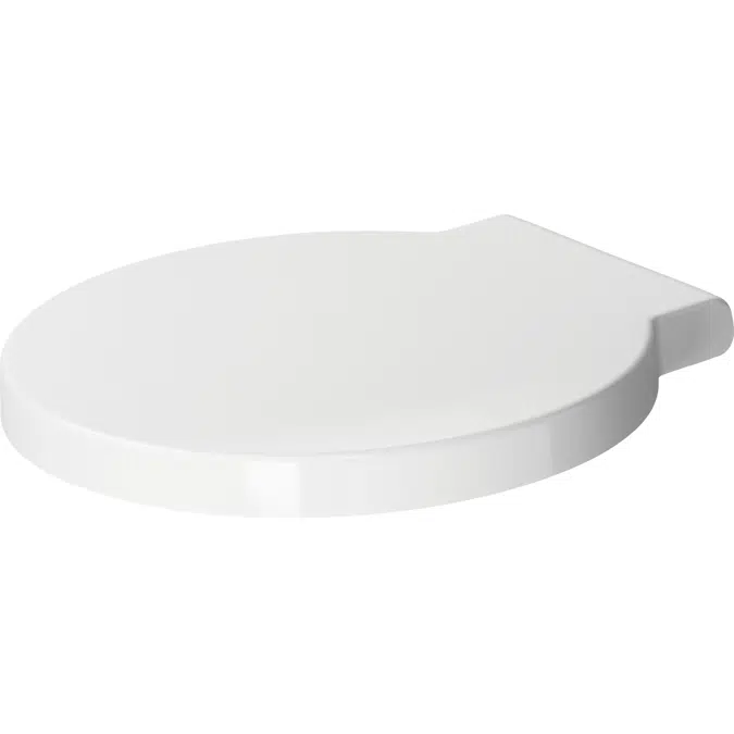 Starck 1 Toilet seat White 419x453x42 mm - 006581