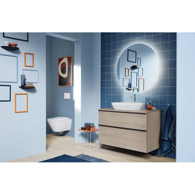 D-Neo Washbasin White High Gloss 550 mm - 236655