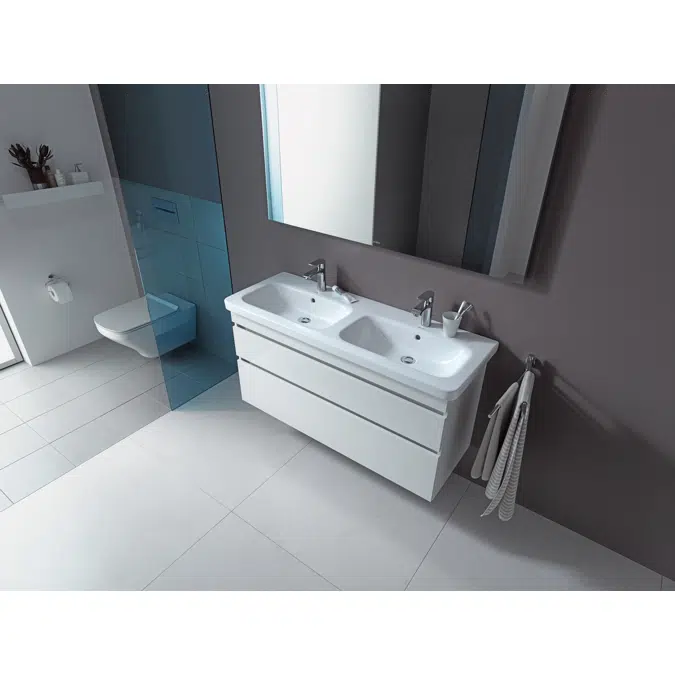 DuraStyle Double washbasin, double furniture washbasin 233813