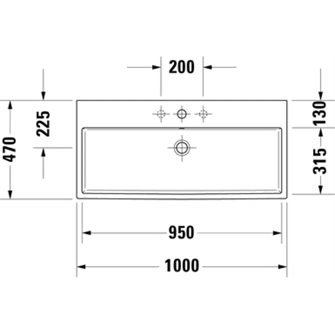 Vero Air Waschtisch 235010