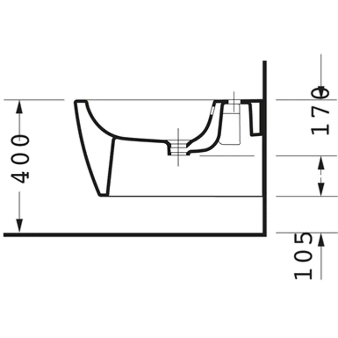 ME by Starck Wand Bidet 228815