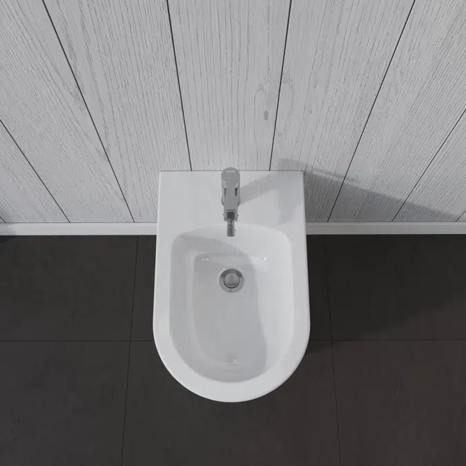 ME by Starck Wall-mounted bidet White High Gloss 570 mm - 228815