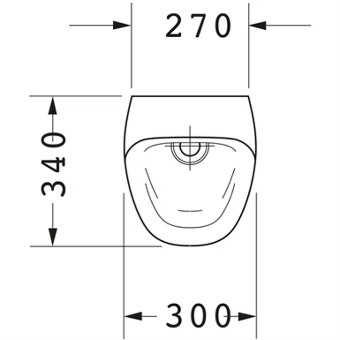 DuraStyle Urinal DuraStyle Dry 280830