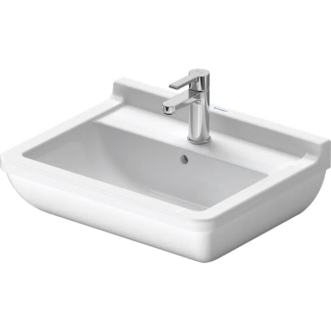 Starck 3 Washbasin White High Gloss 550 mm - 030055