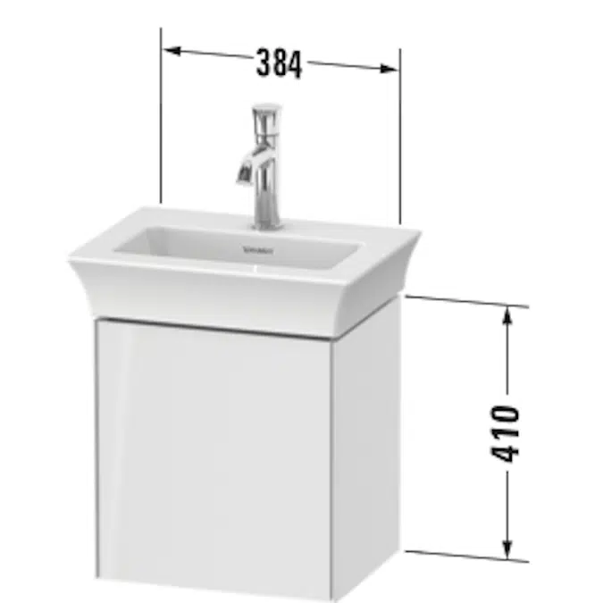 Waschtischunterbau wandhängend WT4240