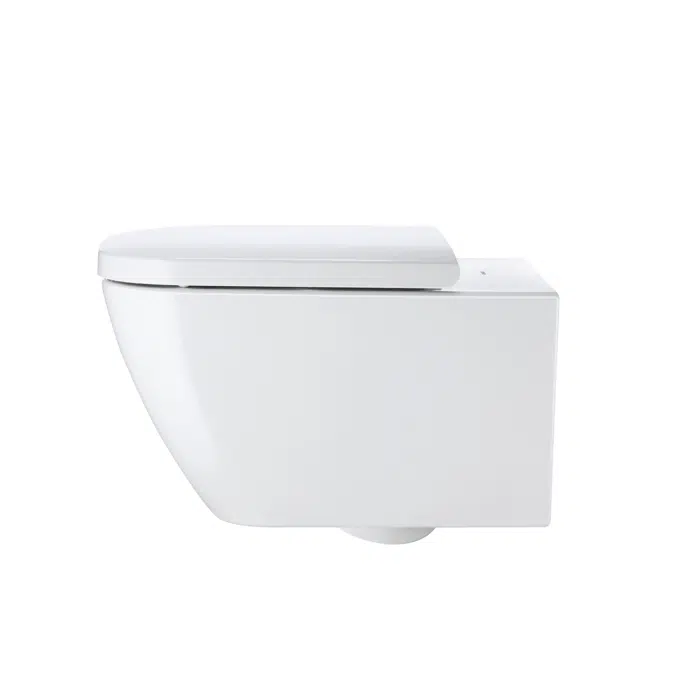 BIM object Toilets Happy D.2 Wallmounted toilet White High Gloss