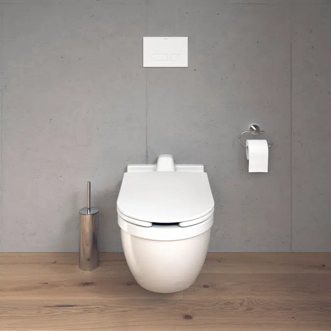 BIM objects - Free download! Starck 3 Toilet wall mounted 256009 ...