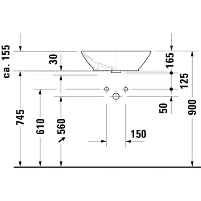 Bacino Washbowl  033452