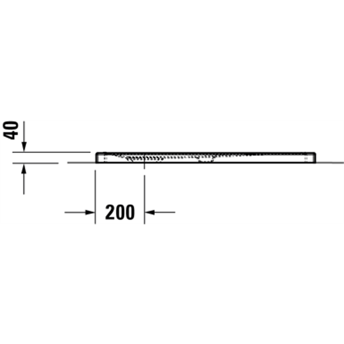 Duravit Tempano Plato de ducha, Rectangular - 720192