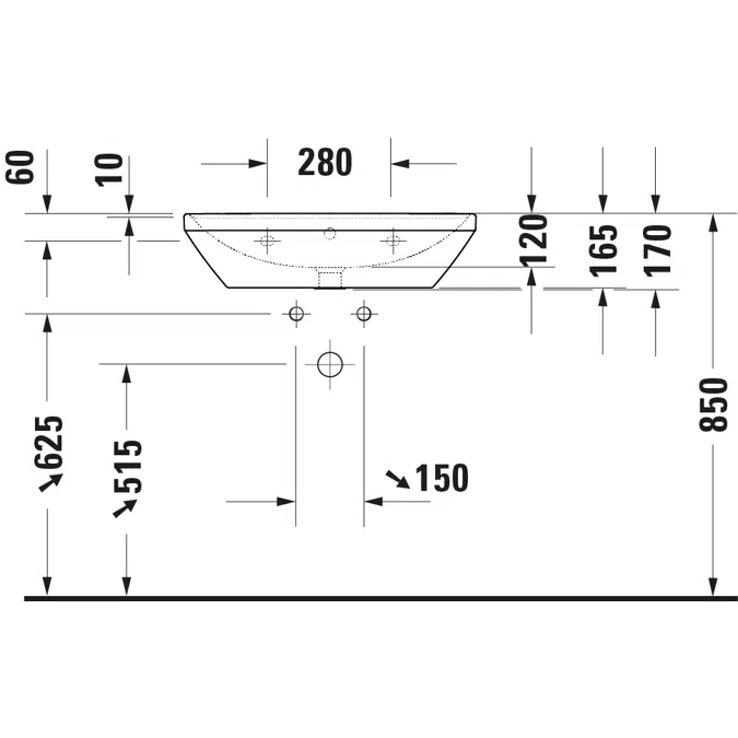 D-Neo Washbasin - 236665