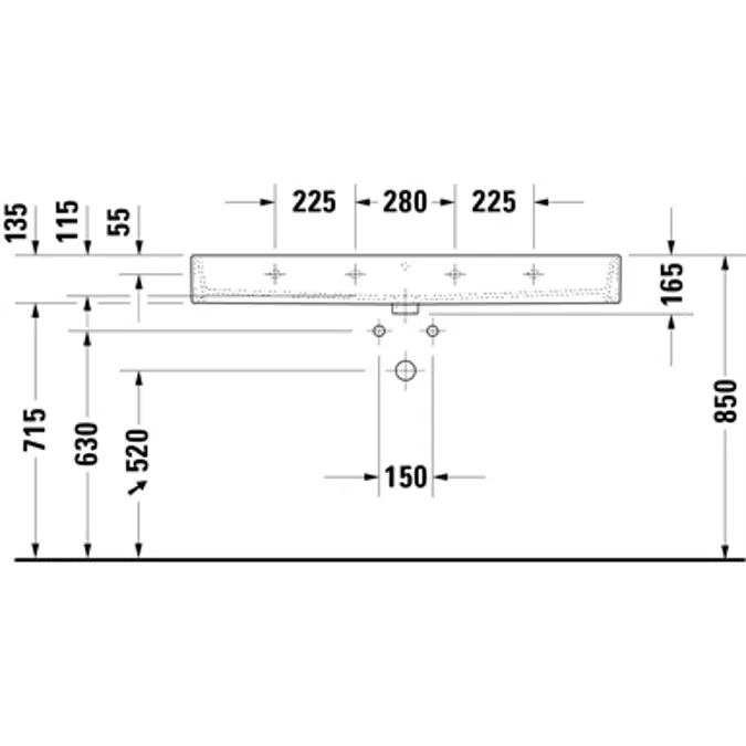 Vero Air sink 235012