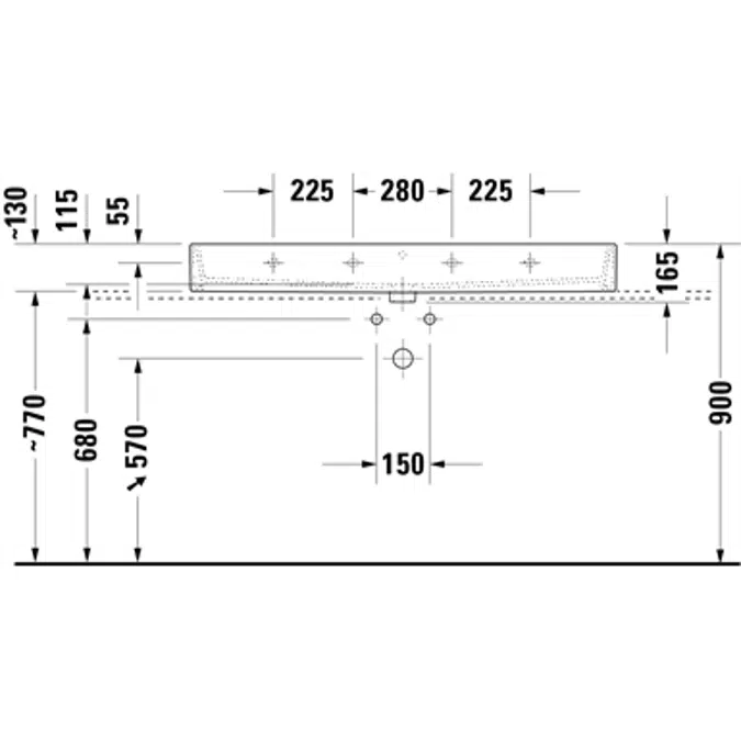 Vero Air sink 235012