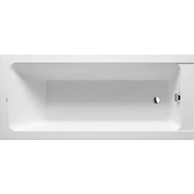 Image pour D-Code Bathtub White  1700x750 mm - 700100