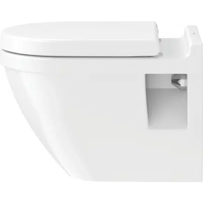 billede til Starck 3 Wall-mounted toilet White High Gloss 540 mm - 220009