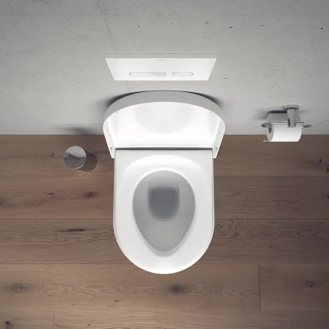 Starck 3 Wall-mounted toilet White High Gloss 540 mm - 220009