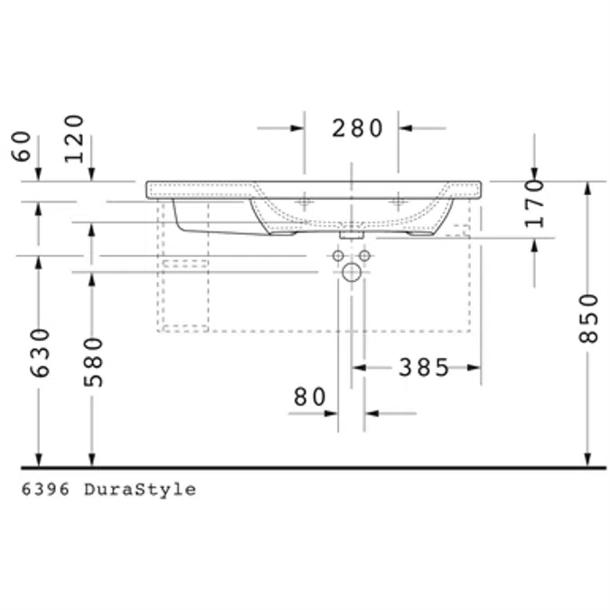 Duravit DuraStyle Lavabo - 232610