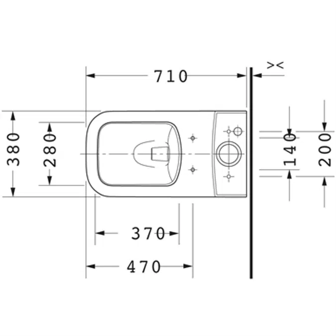 P3 Comforts Two-piece toilet 216801