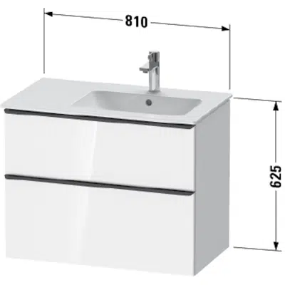 imagen para D-Neo Mueble bajo lavabo suspendido  - DE4367