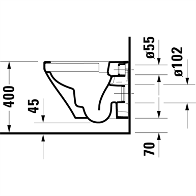 DuraStyle Wand WC 257109