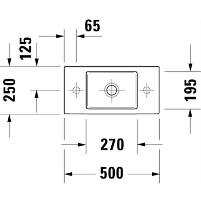 Vero Air Hand Rinse Bathroom Sink 072450