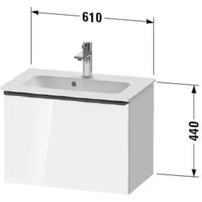 Image for DE4268 D-Neo Vanity unit wall-mounted