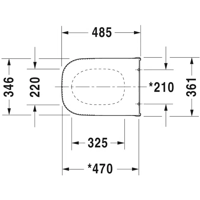 Duravit D-Code Asiento de inodoro - 006031