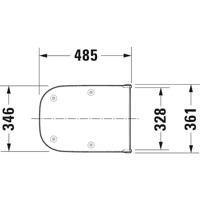 Duravit D-Code Asiento de inodoro - 006031