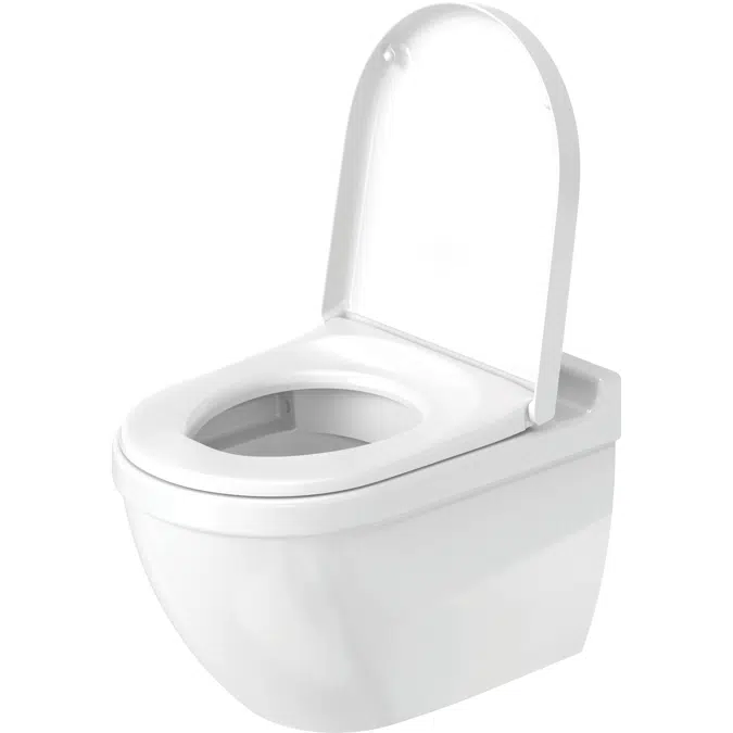 Starck 3 Toilet wall mounted Duravit Rimless¨ set 452709