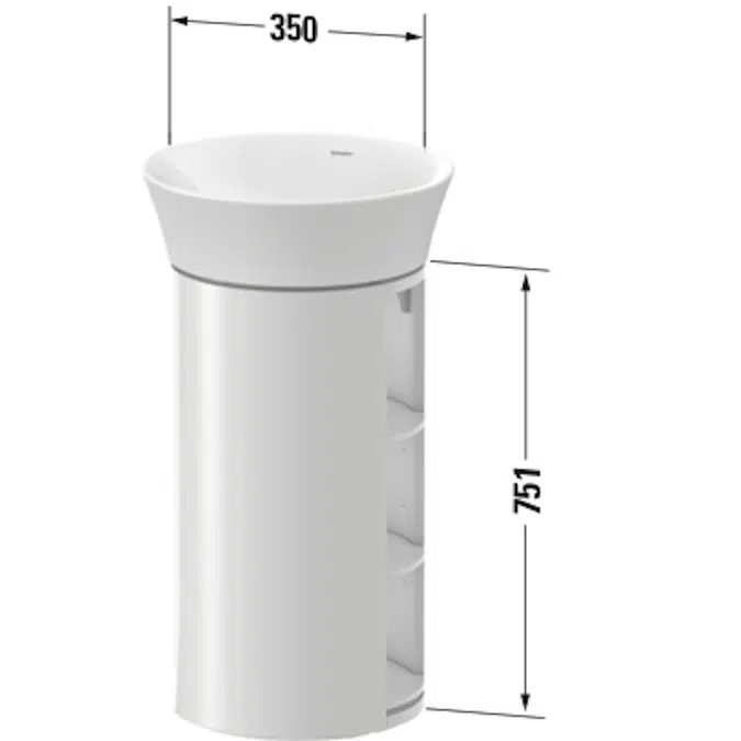 WT4239 Floor-standing-vanity-unit