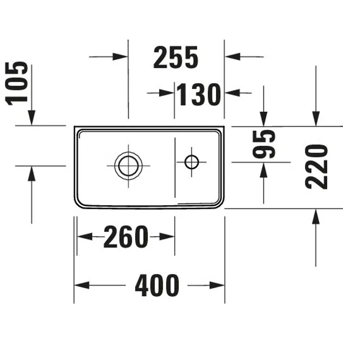 073940 D-Neo Hand sink